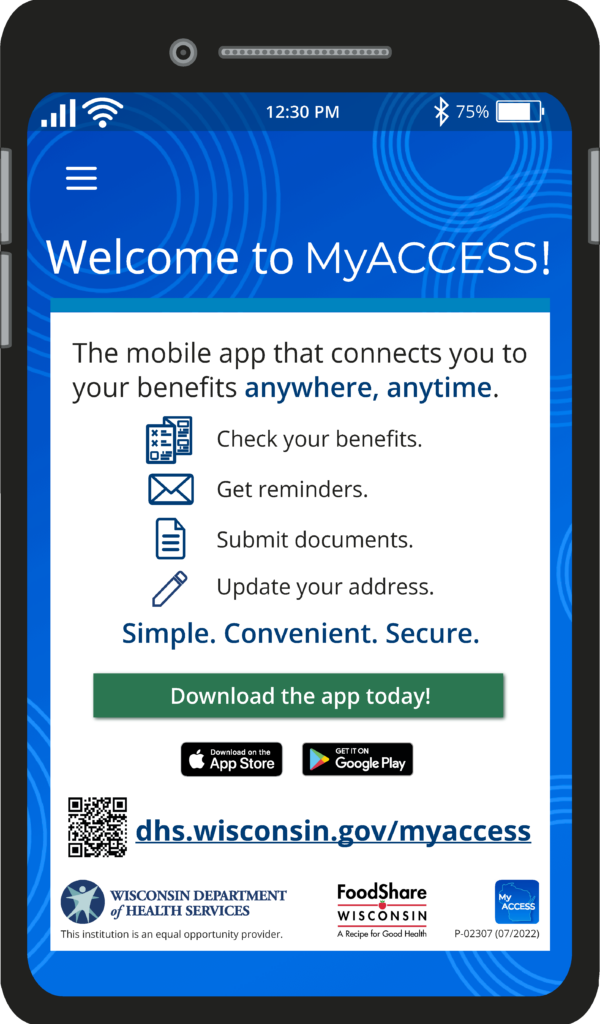Click here to go to MyAcess website